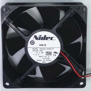NIDEC M35556-35DEL7F 12V 1.0A 4wires Cooling Fan